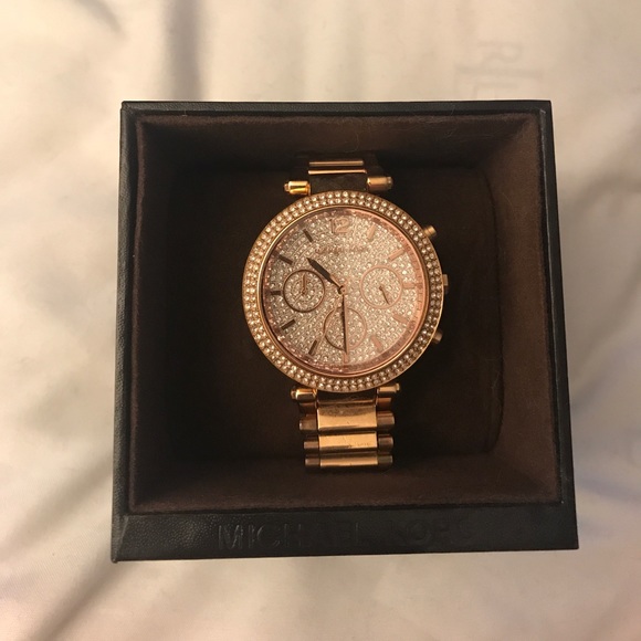 Rose gold Michael Kors watch main image 5